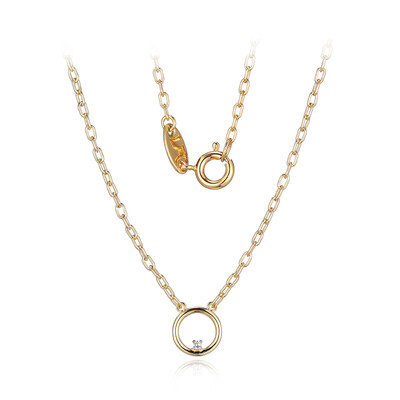 Collana in ottone con Diamante I3 (I) (Juwelo Style)