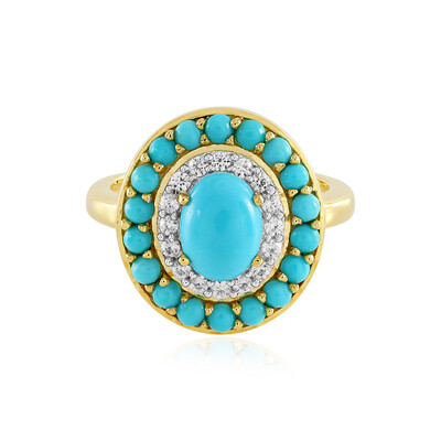 Anello in argento con Turchese Sleeping Beauty