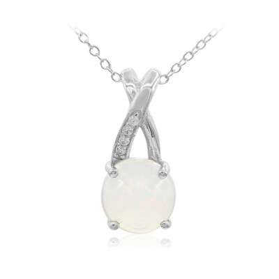 Collana in argento con Opale di Welo