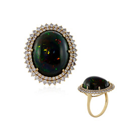 Anello in oro con Opale Mezezo (AMAYANI)