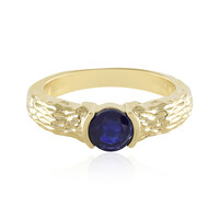 Anello in argento con Zaffiro Blu del Madagascar