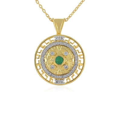 Collana in argento con Smeraldo Socoto