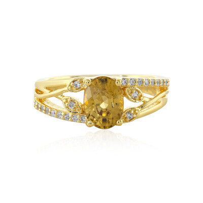 Anello in argento con Zircone Giallo