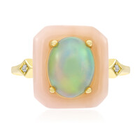 Anello in oro con Opale Rosa (CIRARI)