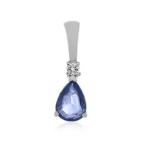 Ciondolo in argento con Zaffiro Blu
