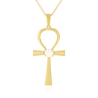 Collana in argento con Pietra di Luna Arcobaleno