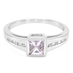 Anello in argento con Ametista Rose de France