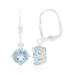 Orecchini in argento con Topazio Blu Cielo