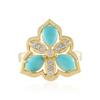 Anello in argento con Turchese