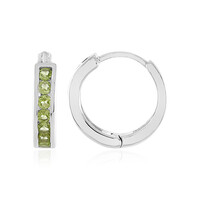 Orecchini in argento con Peridoto