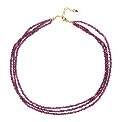 Collana in argento con Rubino Mozambico