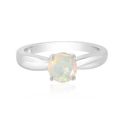 Anello in argento con Opale di Welo