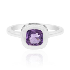 Anello in argento con Ametista