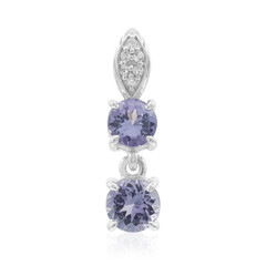 Ciondolo in argento con Tanzanite (non riscaldata)