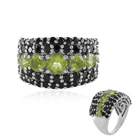 Anello in argento con Peridoto