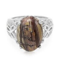 Anello in argento con Diaspro Dentritico Sonora