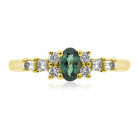 Anello in oro con Alessandrite Brasiliana AAA (CIRARI)
