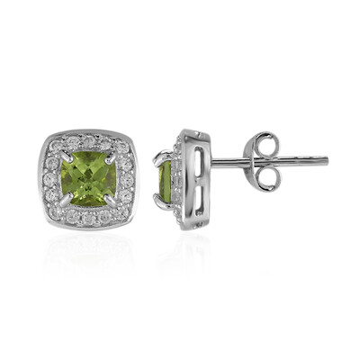 Orecchini in argento con Peridoto