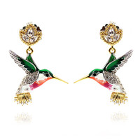 Orecchini in argento con Topazio Bianco (Dallas Prince Designs)