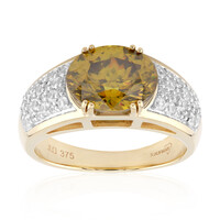 Anello in oro con Sfalerite Bulgara (Mark Kaufman)