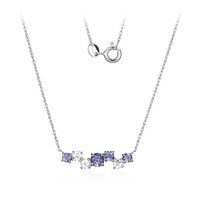 Collana in argento con Iolite