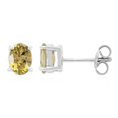 Orecchini in argento con Tanzanite Gialla