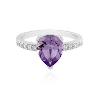 Anello in argento con Ametista Rose de France