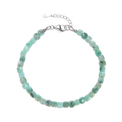 Bracciale in argento con Smeraldo