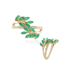 Anello in oro con Smeraldo Russo