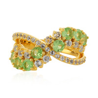 Anello in argento con Tsavorite