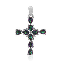 Ciondolo in argento con Quarzo Mistico