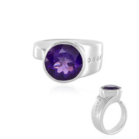 Anello in argento con Ametista Siberiana