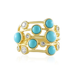 Anello in argento con Turchese Sleeping Beauty
