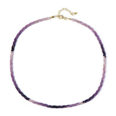 Collana in argento con Fluorite