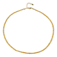 Collana in argento con Zaffiro Giallo