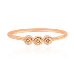 Anello in oro con Diamante Rose de France SI1 di Argyle