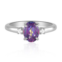 Anello in argento con Topazio Mistico