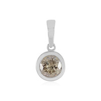 Ciondolo in platino con Diamante Champagne I2
