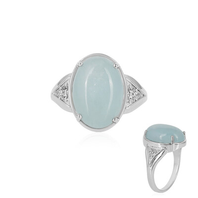 Anello in argento con Acquamarina