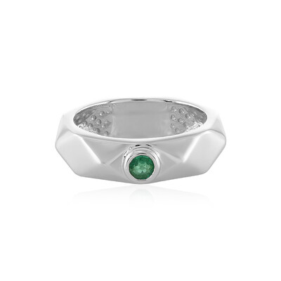 Anello in argento con Smeraldo Colombiano