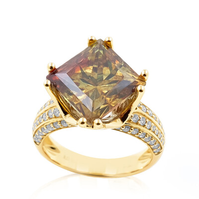 Anello in oro con Sfalerite (de Melo)