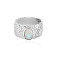 Anello in argento con Opale di Welo (SAELOCANA)