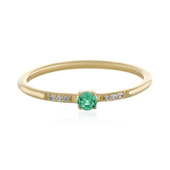 Anello in oro con Smeraldo Russo (Adela Gold)