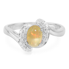 Anello in argento con Opale Kalimaya