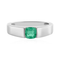 Anello in argento con Smeraldo Colombiano