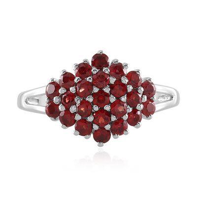 Anello in argento con Rubino Tanzania (Adela Silber)