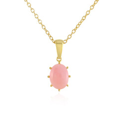 Collana in argento con Opale Rosa