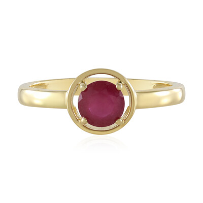 Anello in argento con Rubino del Madagascar