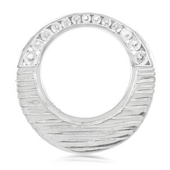 Ciondolo in argento con Topazio Bianco