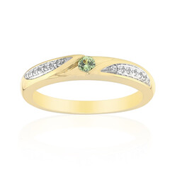 Anello in oro con Demantoide del Madagascar (John Ferry)